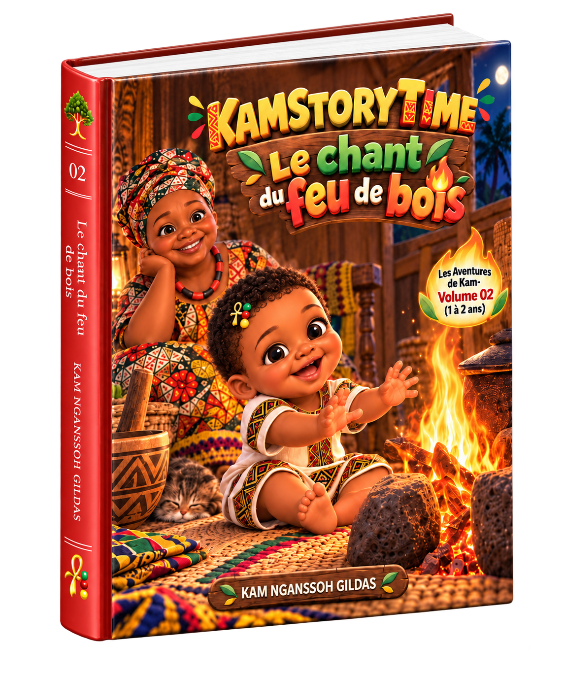 Couverture Le chant du feu de bois