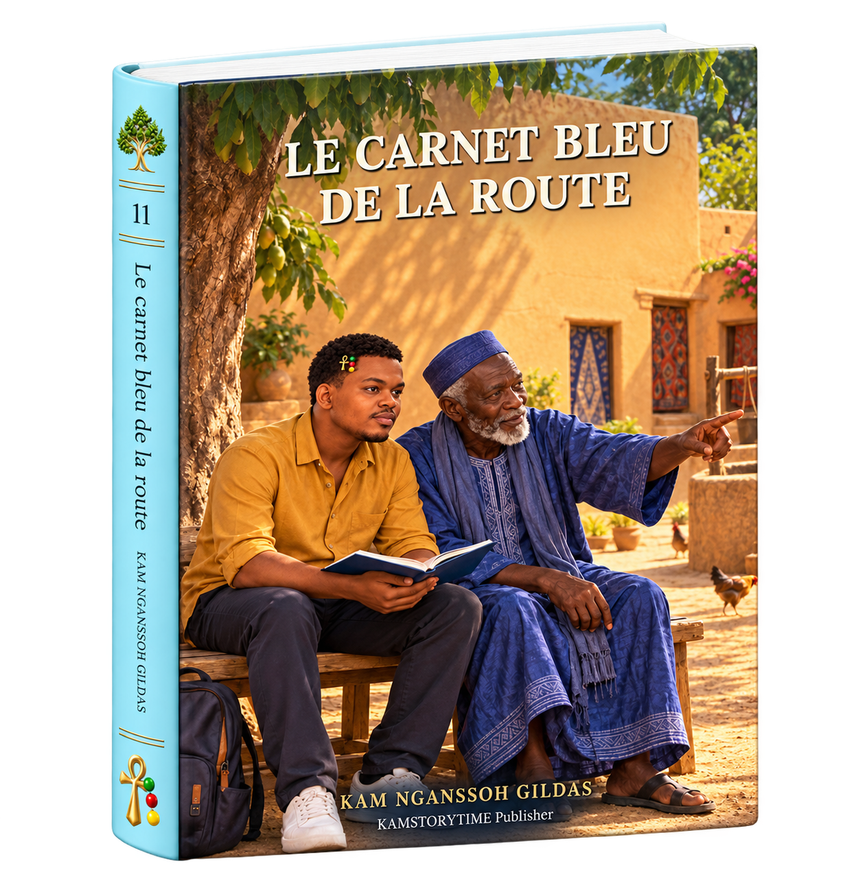 Couverture Le carnet bleu de la route