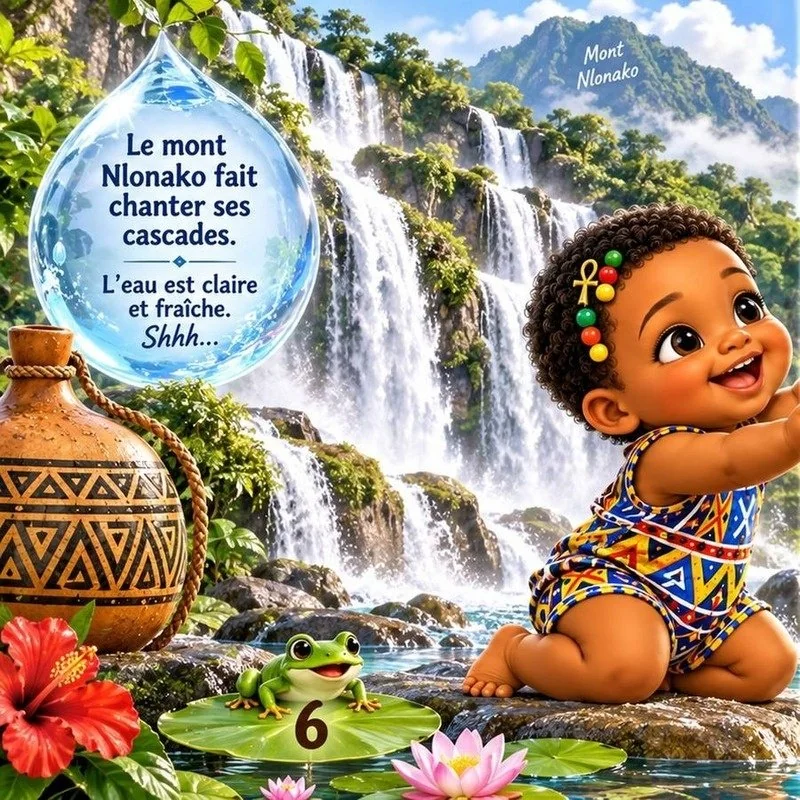 Mount Nlonako makes its waterfalls sing.